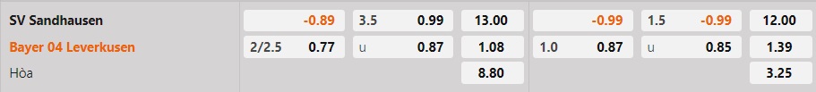 Soi kèo Sandhausen vs Leverkusen, 00h00 ngày 2/11 - Ảnh 2