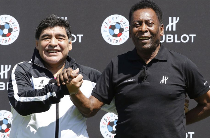Pele và Maradona: 2 huyền thoại bóng đá thế giới