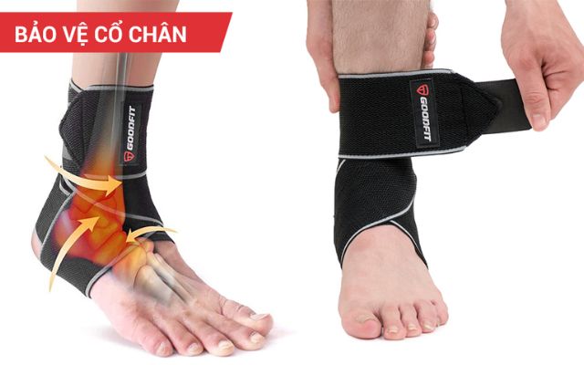 Băng quấn giúp bảo vệ cổ chân đáng kể