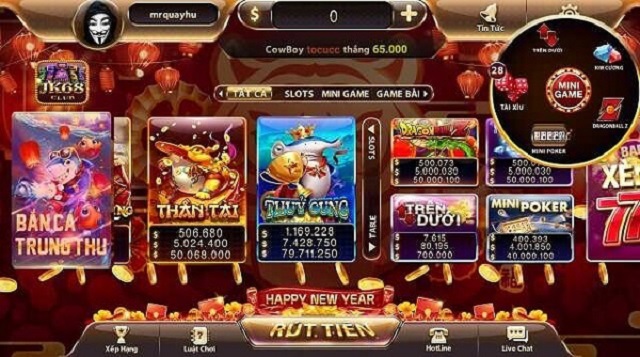 Hệ thống trò chơi tại Jk68 club đa dạng