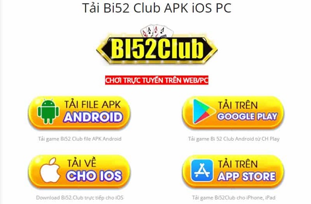 Hướng dẫn tải Bi52 club cho điện thoại iOS và Android