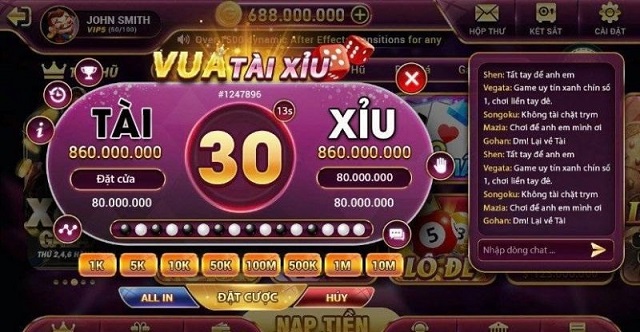 Số lượng thành viên chơi ở cổng game đông