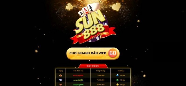 Sun888 club - Cổng game mới nằm trong hệ thống của nhà cái Suncity