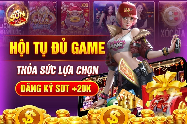 Sunvn fun - Cổng game đổi thưởng số 1 trên thị trường Việt Nam