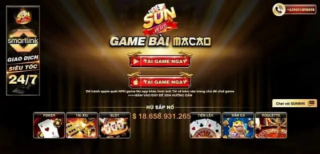 Sun86 fun - Cổng game đổi thưởng với tốc độ siêu nhanh chóng