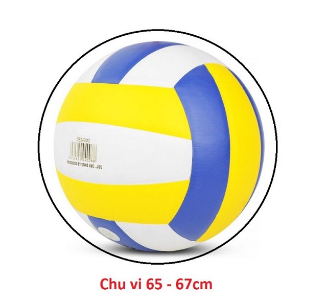 Kích thước chuẩn của quả bóng chuyền