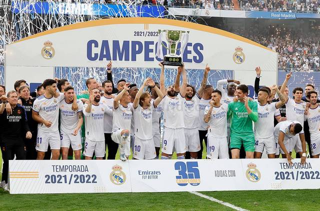 Ảnh 5: Real Madrid là câu lạc bộ giữ kỷ lục vô địch nhiều nhất tại La Liga