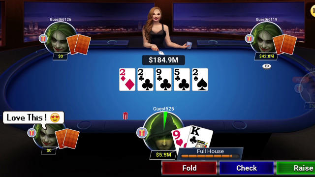 Cá cược Poker hấp dẫn nghẹt thở tại