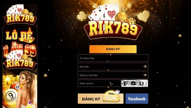 Cách đăng ký tài khoản Rik789